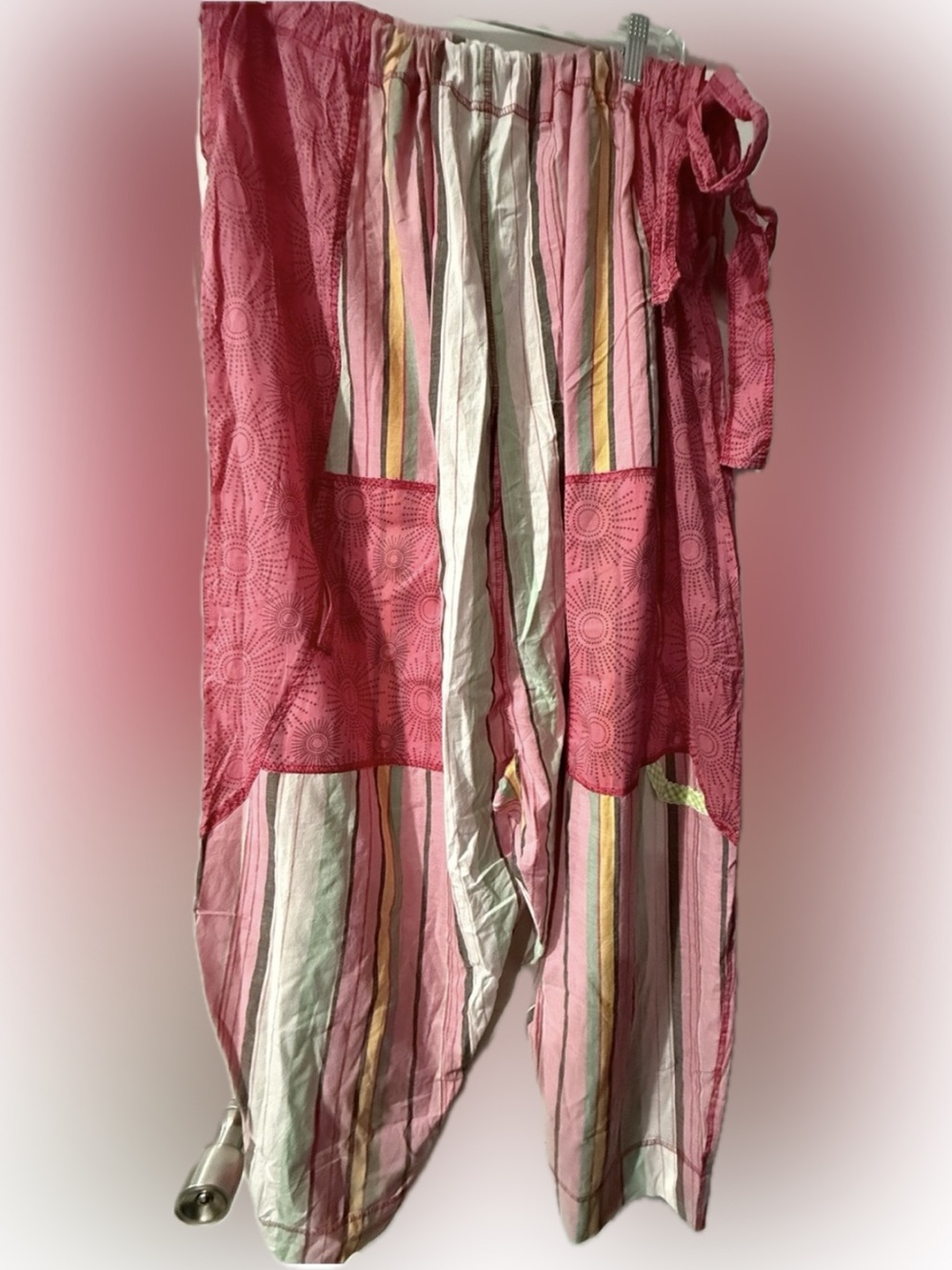 Free People Intimately Dream In Color Convertible Jumpsuit Harem Pants 12 - Picture 5 of 9